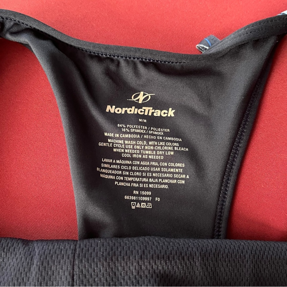 Nordic Track & Pro Spirit workout fitness racerback tank & capri leggings - Picture 14 of 15
